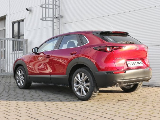 Mazda CX-30, 2,0i Skyactiv-X 180 KW/132k 6AT, barva červená