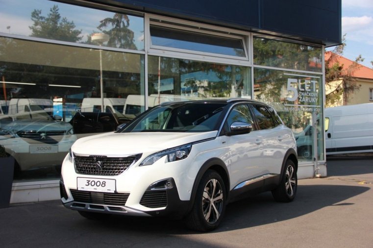 Peugeot 3008, GT LINE 2.0 BlueHDi 180 S&S EA, barva bílá