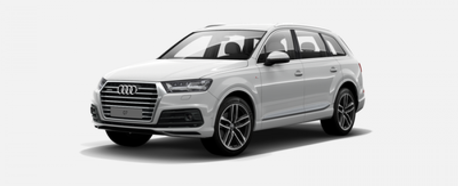 Audi Q7, 50 TDI 210 kW quattro, barva bílá