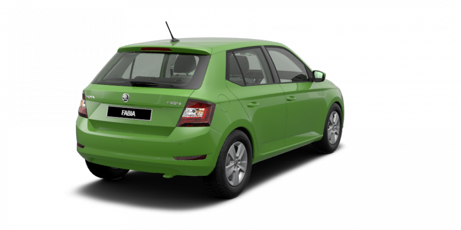 Škoda Fabia, 1,0 MPI 55 kW 5-stup. mech., barva zelená