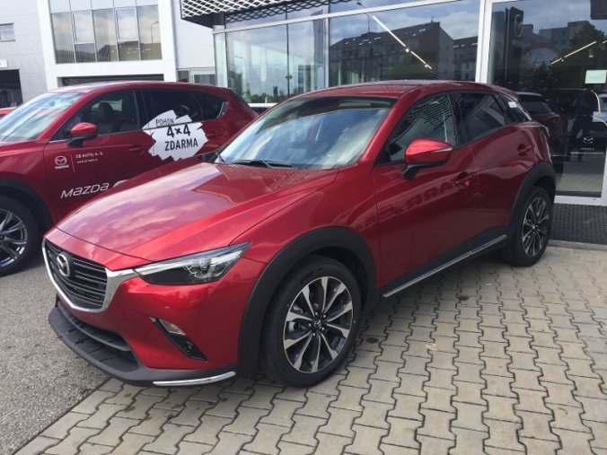 Mazda CX-3, 2,0 Skyactiv-G150 AWD A/T, barva červená