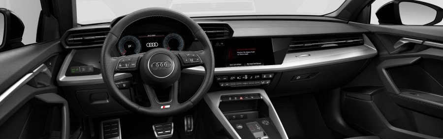 Audi A3, A3 Spb S line 35 TFSI CoD 110kW, barva černá