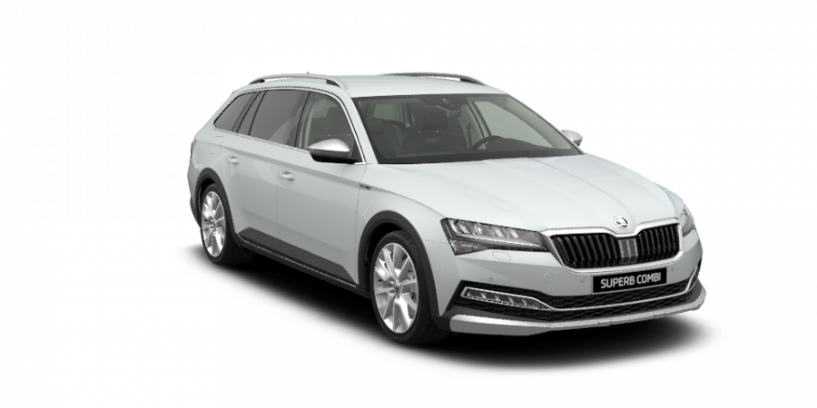 Škoda Superb, 2,0 TDI 140 kW 7-speed automat. 4x4, barva bílá