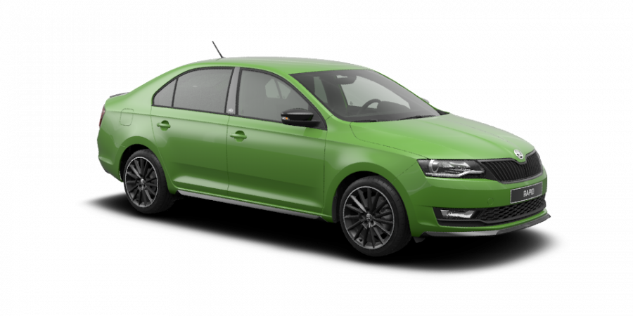 Škoda Rapid, 1,0 TSI 81 kW 6-stup. mech., barva zelená