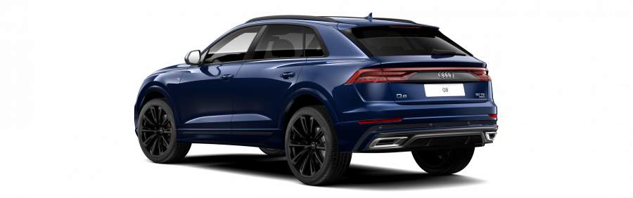 Audi Q8, Q8 50 TDI quattro, barva modrá