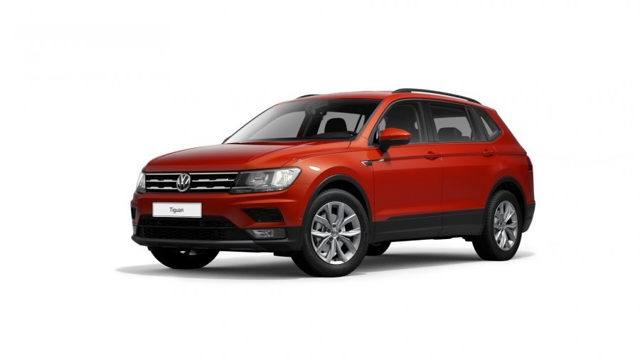 Volkswagen Tiguan Allspace, Allspace Trendline 1,5 TSI ACT 6G, barva oranžová