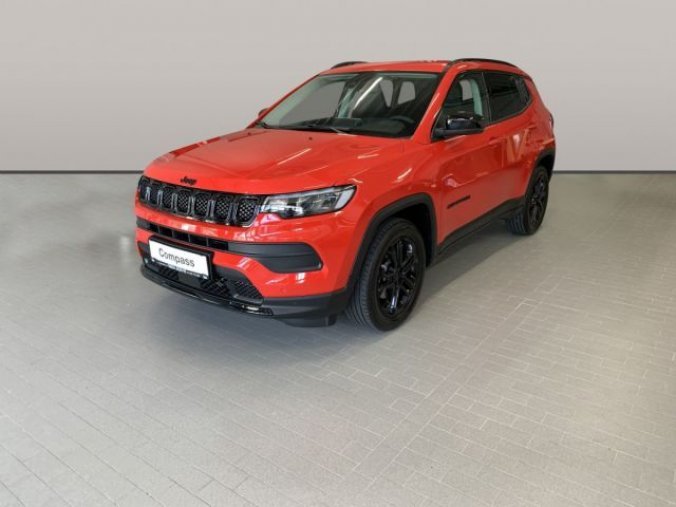 Jeep Compass, Night Eagle 1.5 e-Hybrid 130k, barva červená