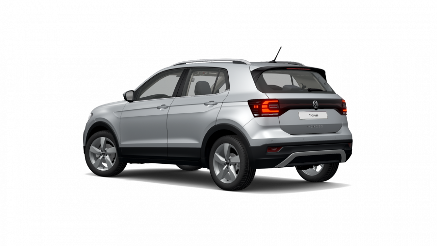 Volkswagen T-Cross, T-Cross Style 1,0 TSI 81 kW 6G, barva stříbrná