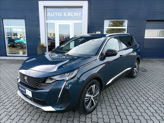 Peugeot 5008, Peugeot 5008 1,2 Allure Pack 1.2PT 130k EAT8, barva modrá