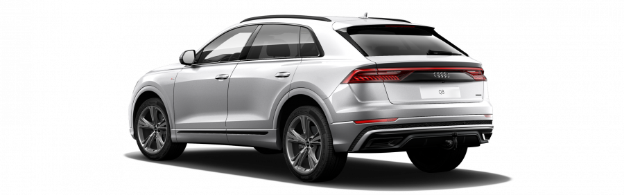 Audi Q8, Q8 50 TDI quattro, barva stříbrná