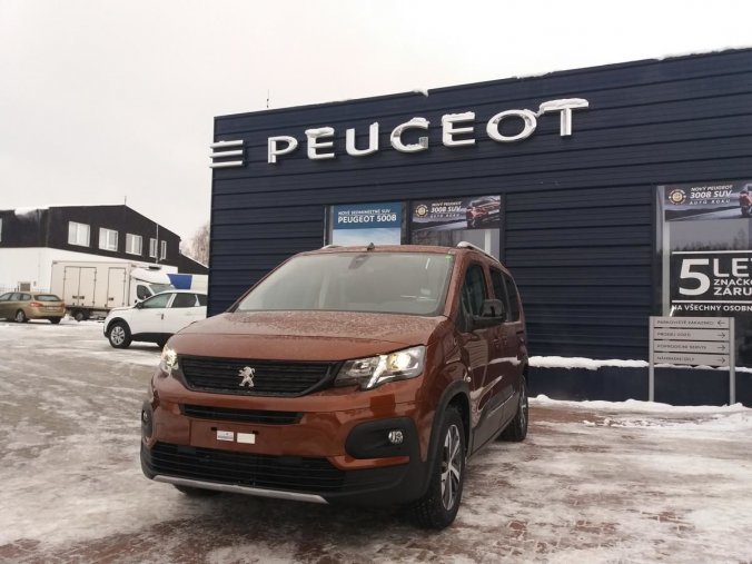 Peugeot Rifter, LONG GT LINE 1.2 PT 130k EAT8, barva hnědá