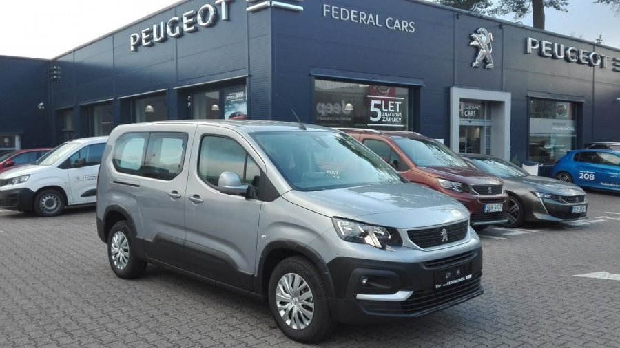 Peugeot Rifter, LONG ACTIVE 1.5 BlueHDi 130k, barva šedá