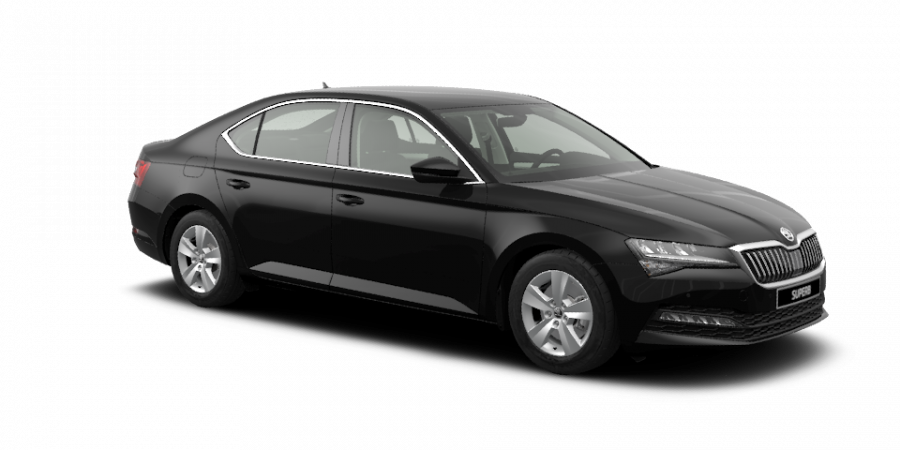 Škoda Superb, 2,0 TDI 110 kW 7-speed automat., barva černá