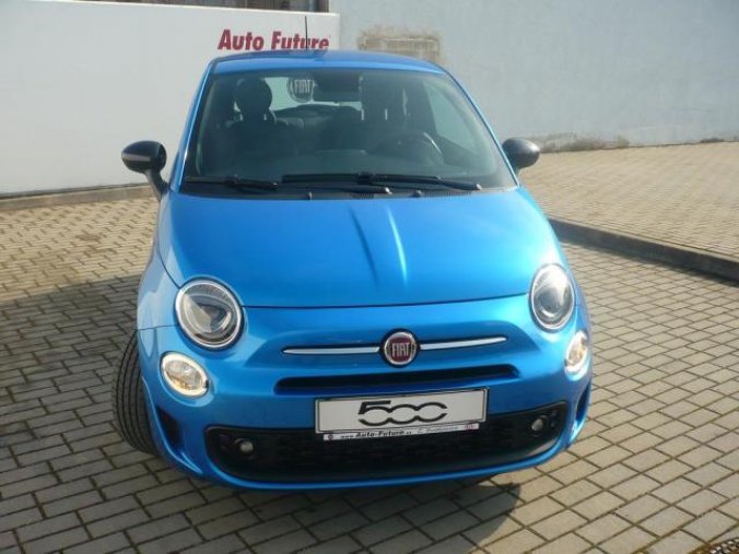 Fiat 500, 1.0 BSG 70k Connect, barva modrá