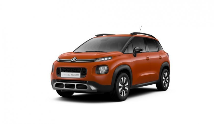 Citroën C3 Aircross, 1.2 PureTech 82, barva oranžová