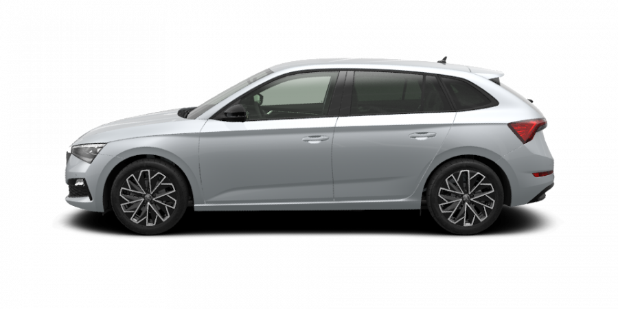 Škoda Scala, 1,0 TSI 81 KW 6-stup. mech., barva stříbrná