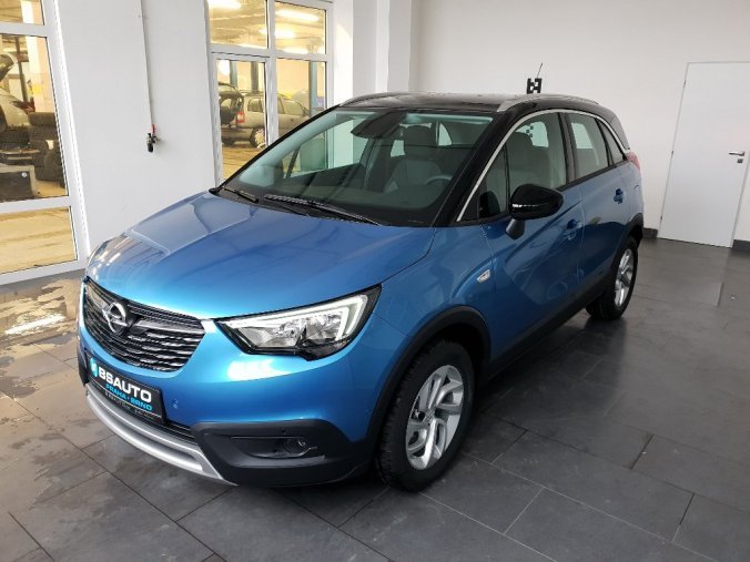 Opel Crossland X, INNOVATION 1.2TURBO 81kWAT6, barva modrá