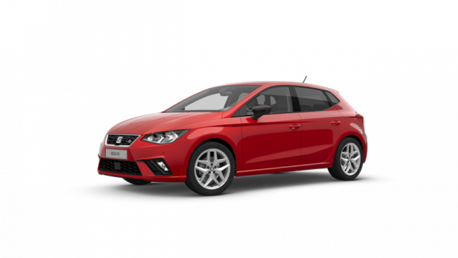 Seat Ibiza, FR 1.0 TSI 95k, barva červená