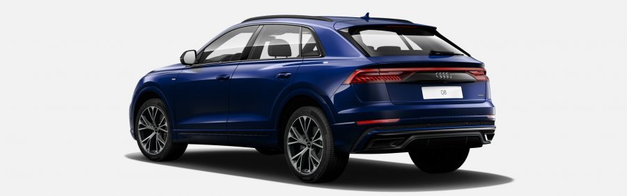 Audi Q8, Q8 50 TDI quattro, barva modrá