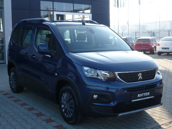 Peugeot Rifter, L1 ALLURE 1,5BlueHDi 100k MAN5 + PŘEDNÍ SENZORY, barva modrá