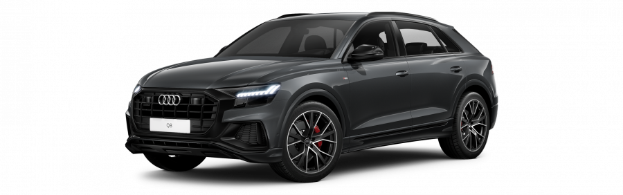 Audi Q8, Q8 50 TDI quattro, barva šedá