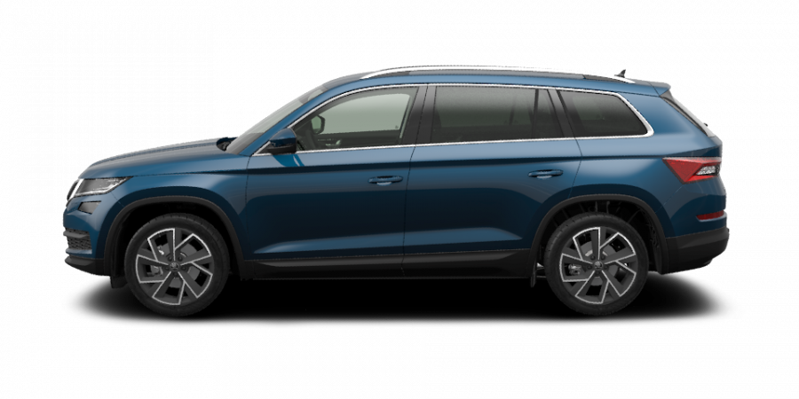 Škoda Kodiaq, 2,0 TDI 110 kW 7-stup. automat. 4x4, barva modrá