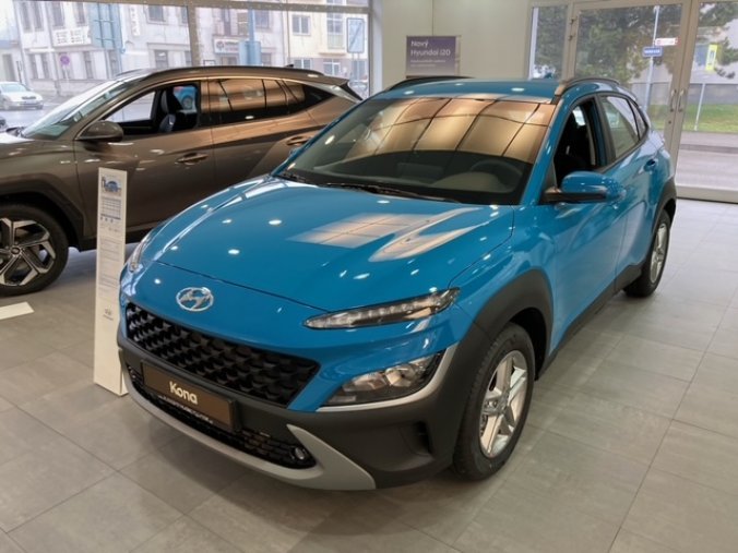 Hyundai Kona, 1,0 T-GDI 88 kW (95 NAT) 6 st. man, barva modrá