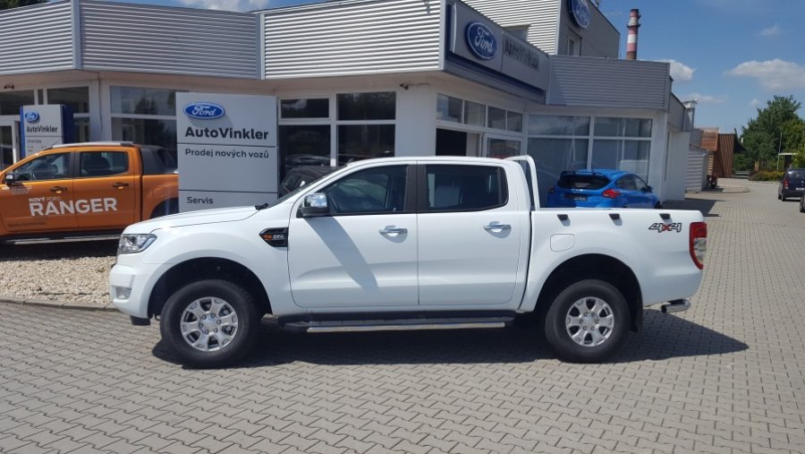 Ford Ranger, Double Cab XLT, Dvojkabina, 2.2 TDCi 118 kW/160 k, 6st. manuální, 4WD, barva bílá