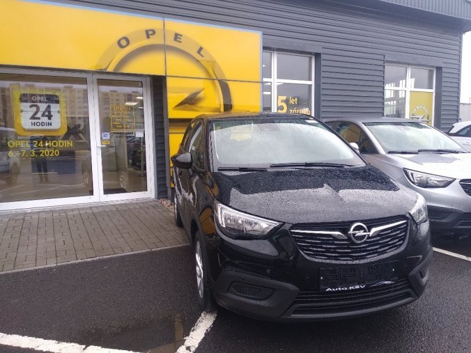 Opel Crossland X, SMILE 1.2 Turbo 81KW, barva černá