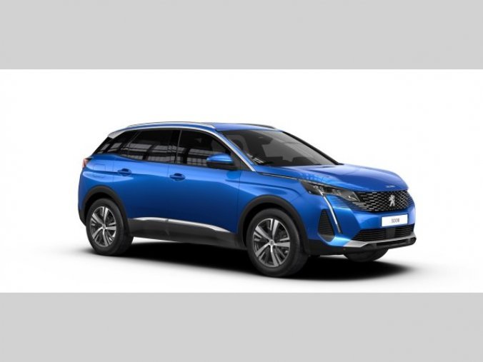 Peugeot 3008, Allure 1.2 PT 130k EAT8, barva modrá