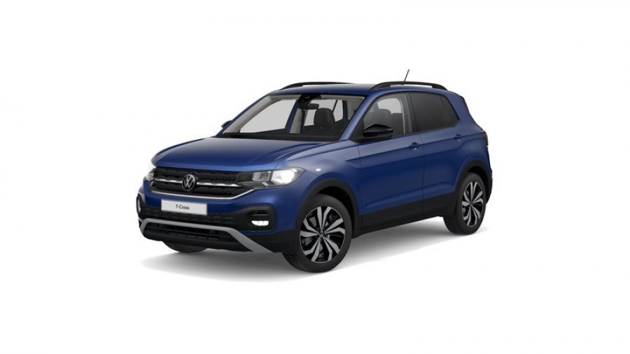 Volkswagen T-Cross, Life 1,0 TSI 70 kW 5G, barva modrá