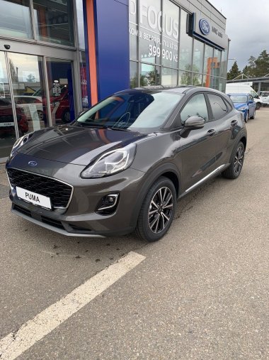 Ford Puma, Titanium, 5dveřová, 1.0 EcoBoost (mHEV) 92 kW/125 k, 6st. manuální, barva šedá