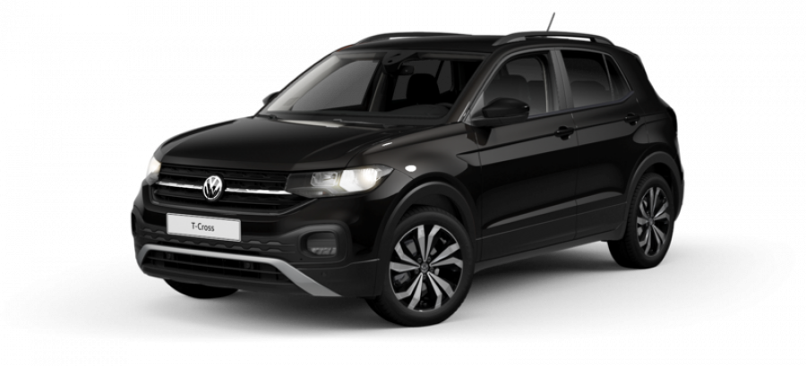 Volkswagen T-Cross, Life 1.0 TSI 70 kW 5G, barva černá