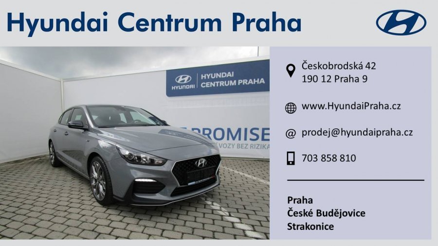 Hyundai i30, 1,4 T-GDI 103 kW (95 NAT) 7 st. DCT, barva šedá