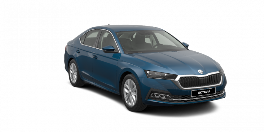 Škoda Octavia, 1,5 TSI 110 kW 6-stup. mech., barva modrá