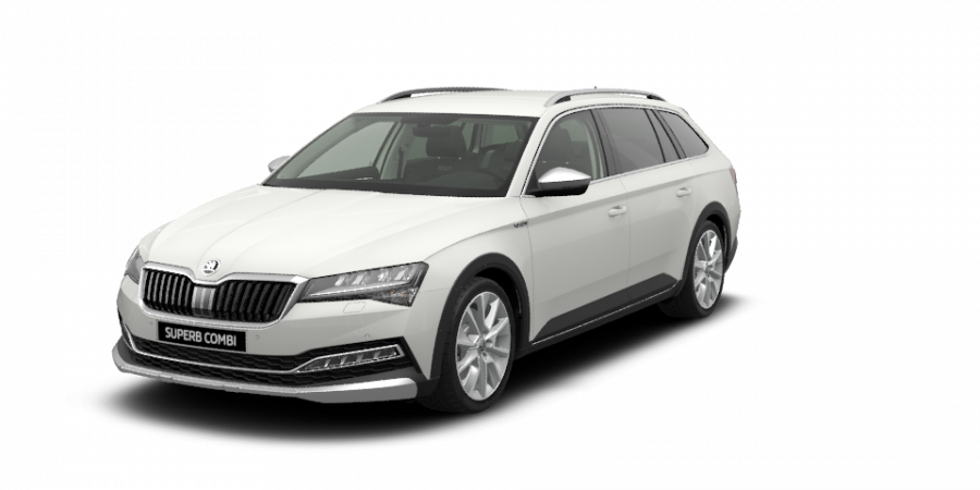 Škoda Superb, 2,0 TSI 200 kW 7-speed automat. 4x4, barva bílá