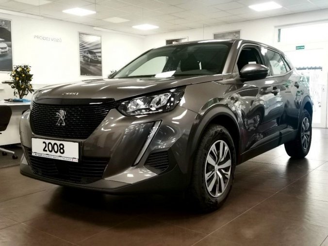 Peugeot 2008, ACTIVE 1.2 PureTech 100 S&amp;, barva šedá