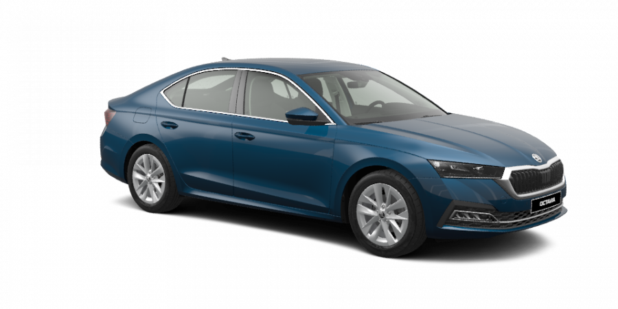 Škoda Octavia, 1,5 TSI 110 kW 6-stup. mech., barva modrá