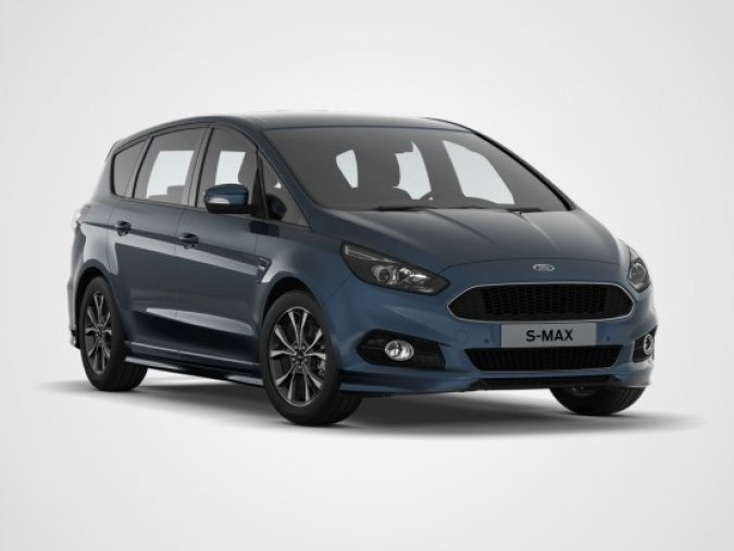 Ford S-MAX, 2.0 EcoBlue, barva modrá