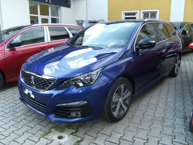 Peugeot 308, SW GT-LINE 1,2 130k EAT8 AKCE, barva modrá