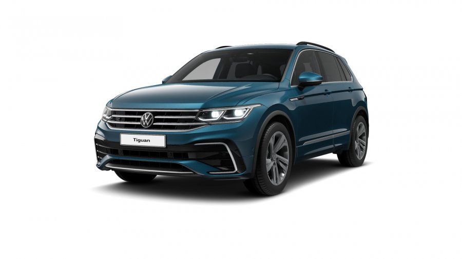 Volkswagen Tiguan, Tiguan R-Line 1,5 TSI 110 kW EVO 7DSG, barva modrá