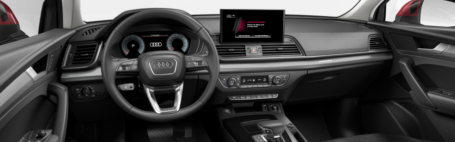 Audi Q5 Sportsback, Q5 SB Advanced 40 TDI 150kW quattro, barva červená