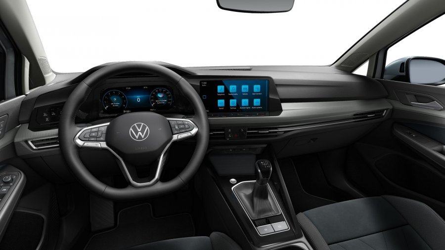 Volkswagen Golf, Golf Style 1,5 TSI 6G, barva stříbrná