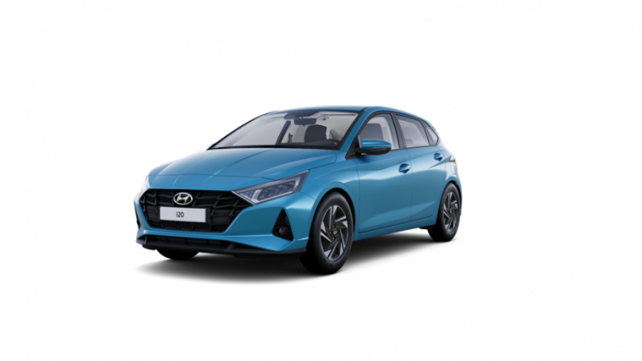 Hyundai i20, 1,2 DPI 5 st. manuální, barva modrá