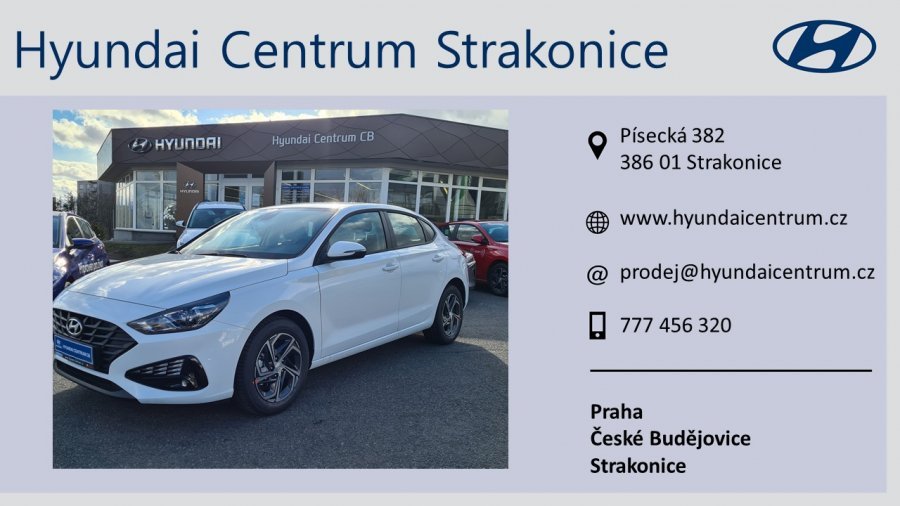 Hyundai i30, 1,0 T-GDI 88 kW (95 NAT) 7 st. DCT, barva bílá