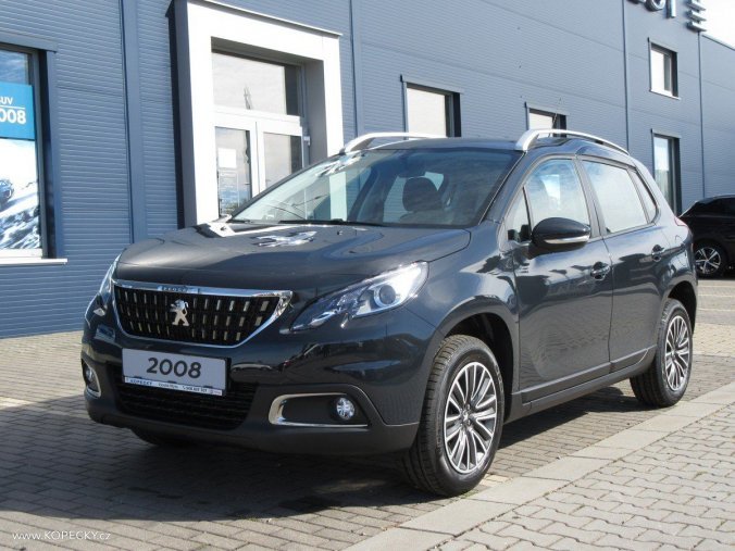 Peugeot 2008, Active 1.2 PureTech 82 S&S MAN, barva šedá