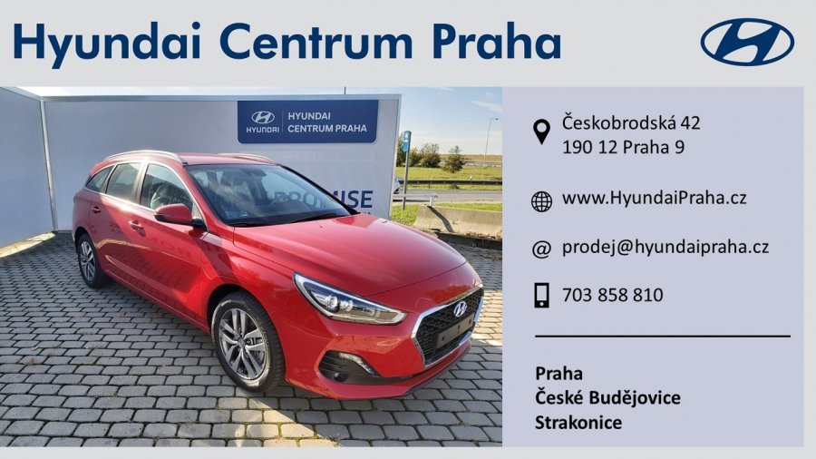 Hyundai i30, 1,6 CRDi 85 kW (diesel) 6 st. man, barva červená