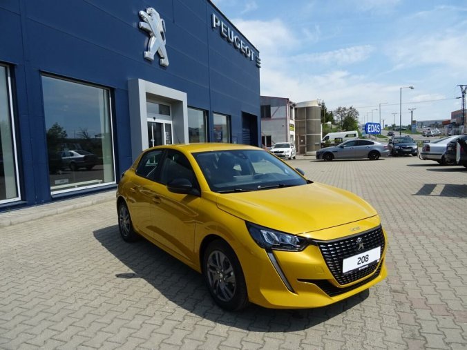 Peugeot 208, ACTIVE PACK 1.2 75k MAN5, barva žlutá