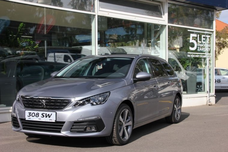 Peugeot 308, SW ALLURE 1.2PureTech 130k EAT, barva šedá