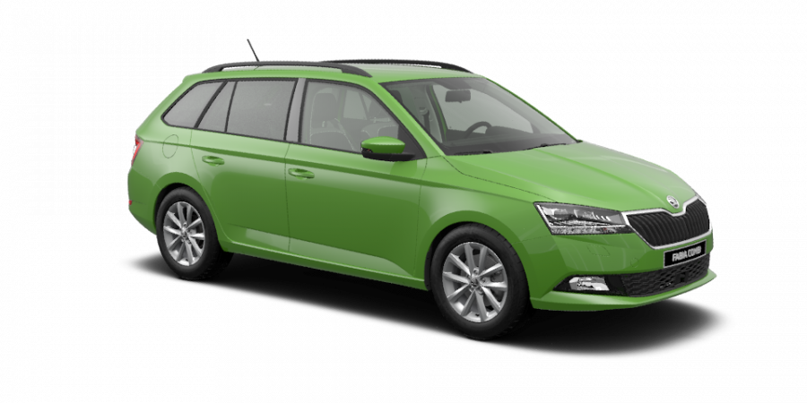 Škoda Fabia, 1,0 TSI 70 kW 5-stup. mech., barva zelená